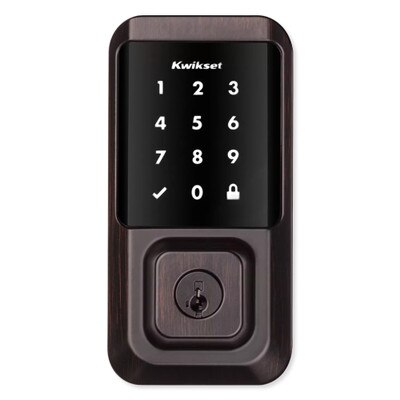 Kwikset Halo Touchscreen Wi-Fi Smart Lock, Venetian Bronze